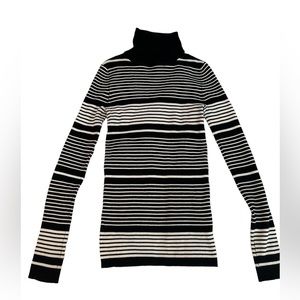 Black and white striped turtleneck!